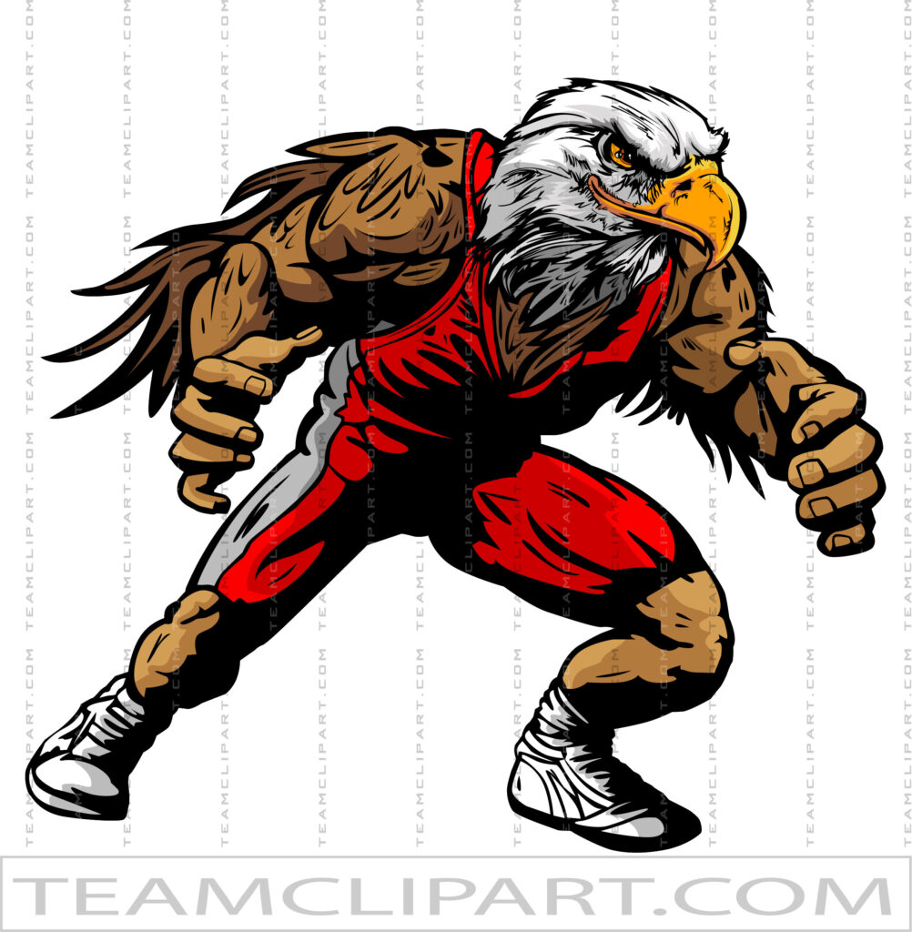 Eagle Wrestling Logo Quality Clipart Images AI EPS PNG