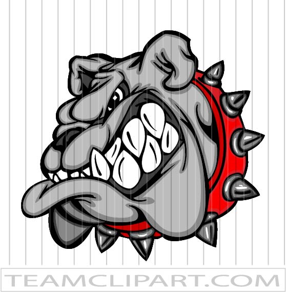 bulldog head clip art
