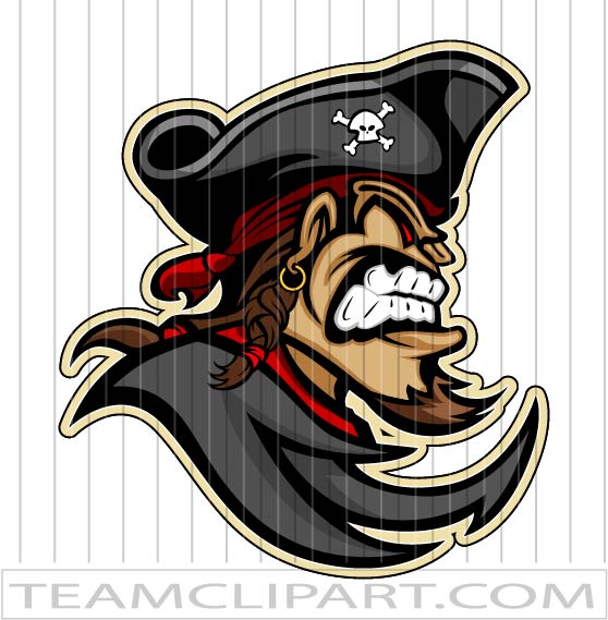 Clip Art Pirate, Easy to Edit Vector Images