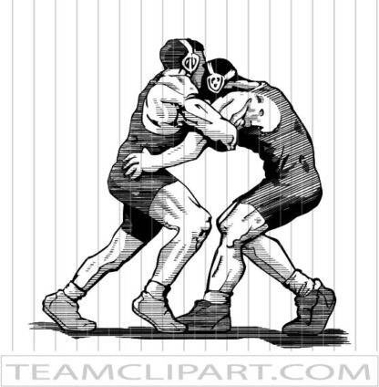 Vector Wrestlers - Vector Wrestling Image | Eps Jpg