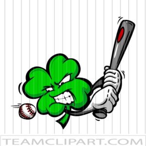 St Patricks Day Baseball, Quality Vector Clipart Images