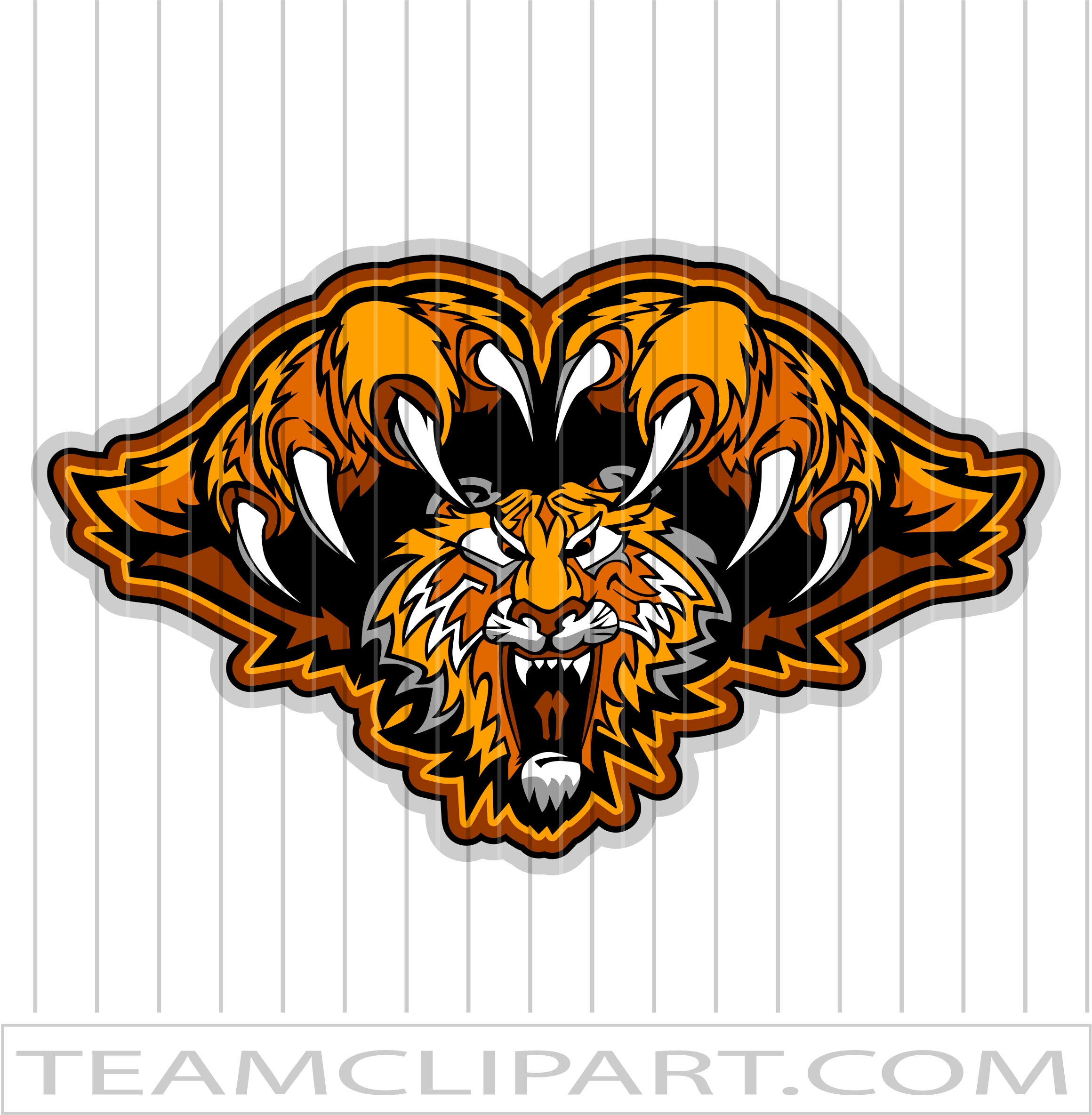 Tiger logo, simple and colorful illustration, transparent background, AI  generated 22588647 PNG