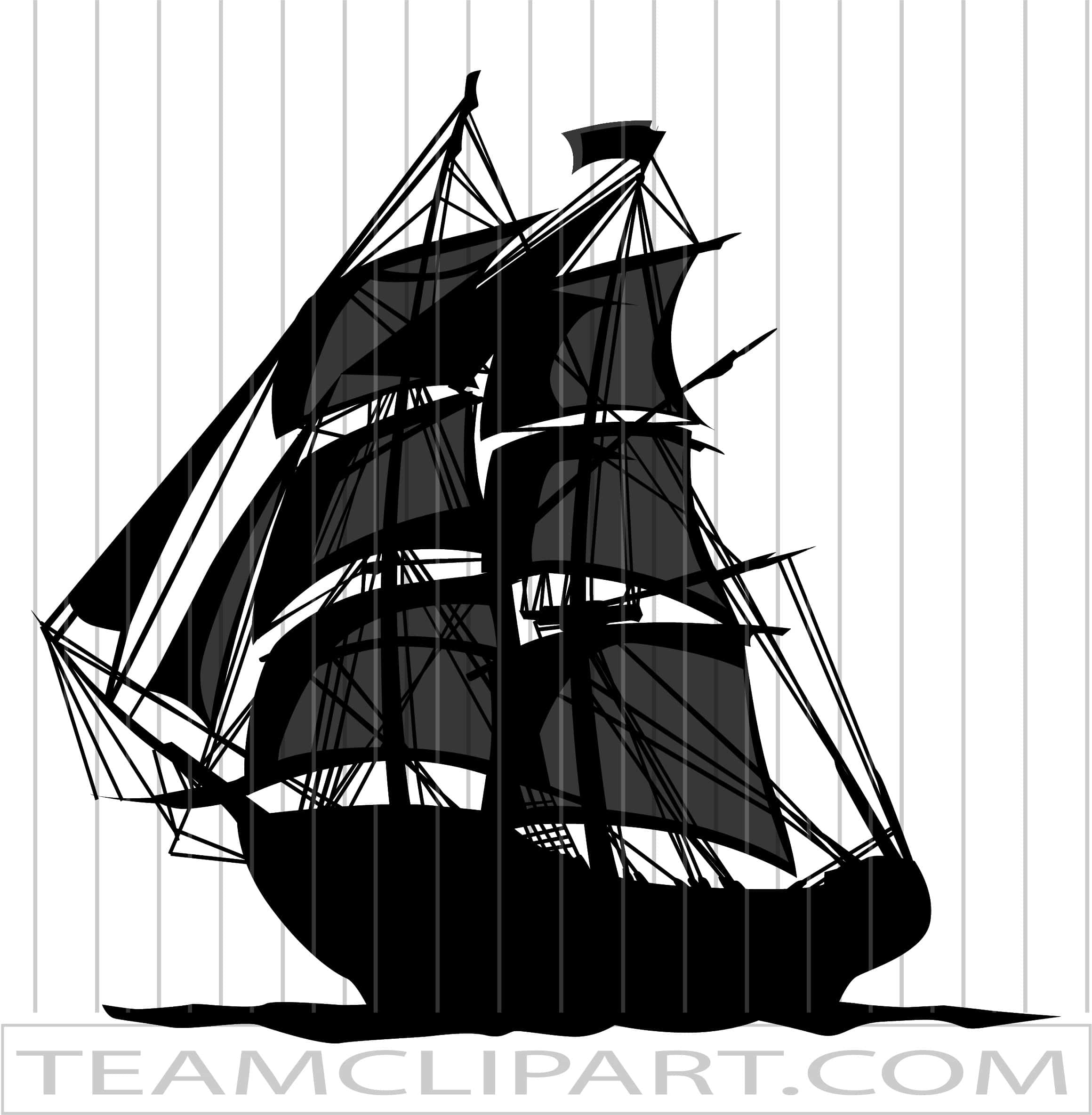 Pirate Clipart, Pirate Graphics & Illustrations, Pirate Ship