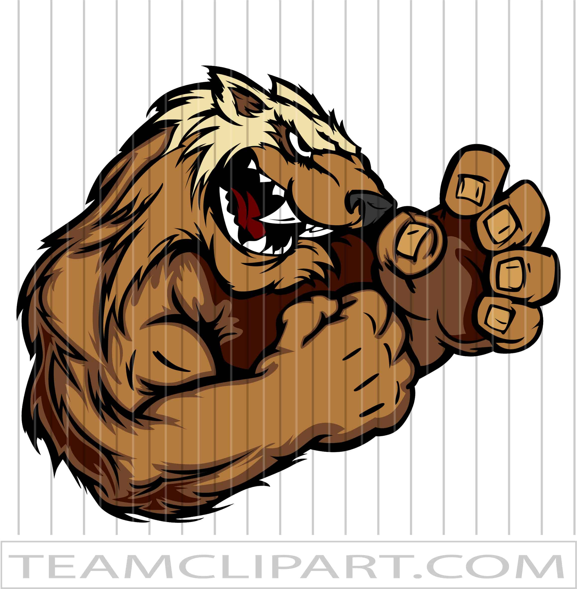 rocket mascot clipart wolverine