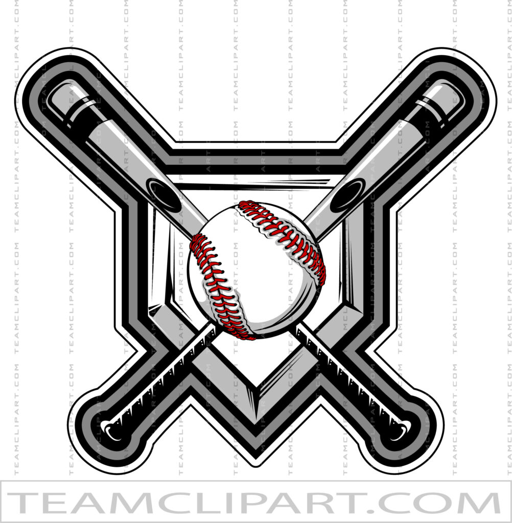 Baseball Plate Logo | Quality Clipart Images | AI JPG EPS PNG