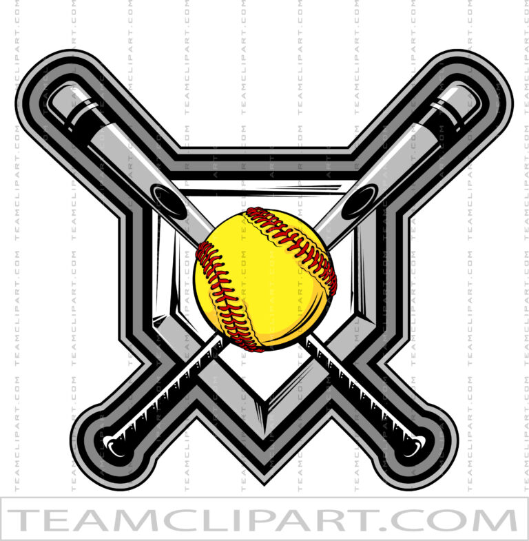 Fastpitch Softball Clip Art | Quality Clipart Images | AI JPG EPS PNG