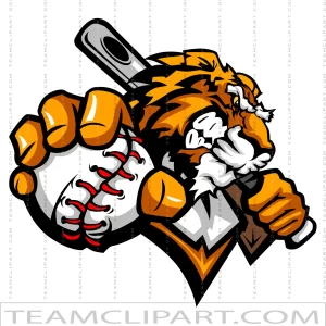 Tigers Baseball Team Clipart